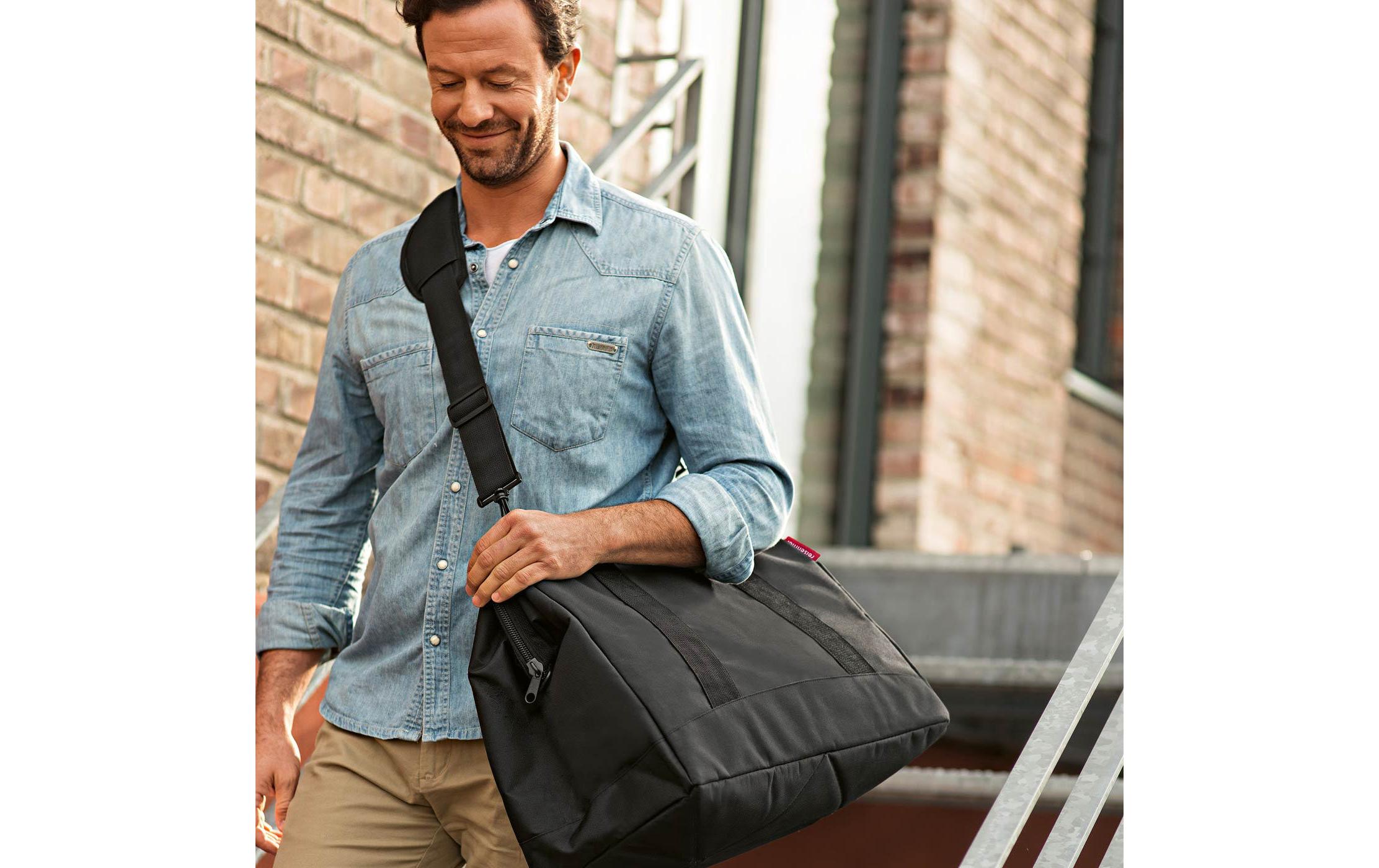 Umhängetasche Allrounder L BlackTasche aus recyceltem Material