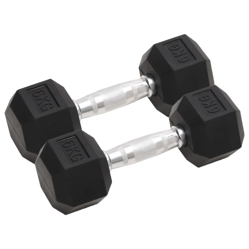 vidaXL Halters, 2 stuks, 12 kg, massief gietijzer