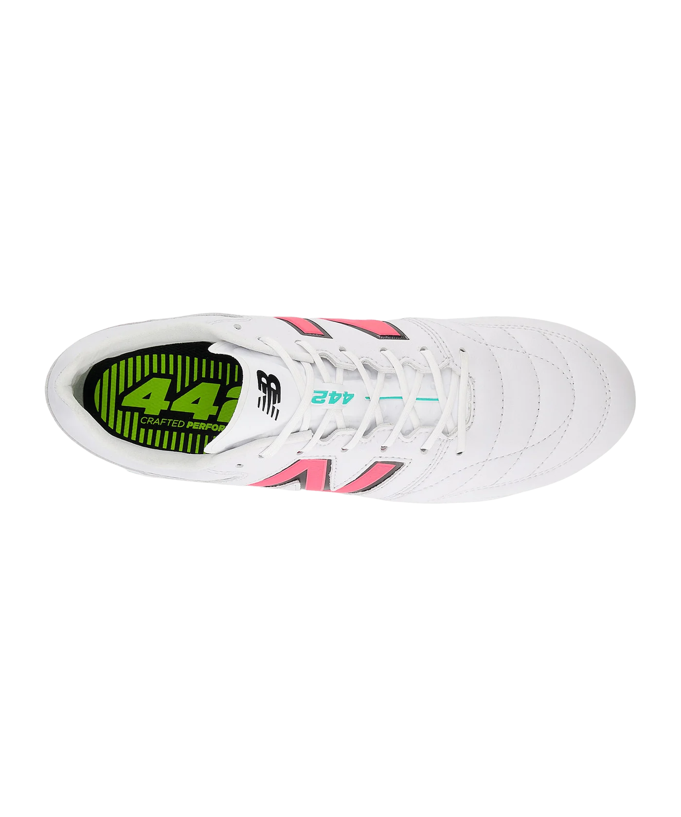 New Balance 442 Pro v2 FG United in FuelCell Weiss FMWH