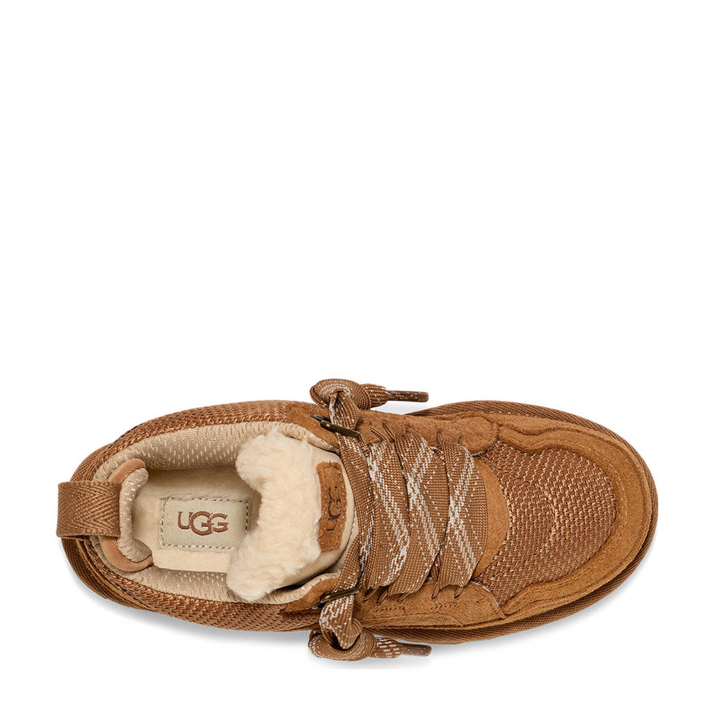 UGG K Lowmelsuède veterboots chesnut