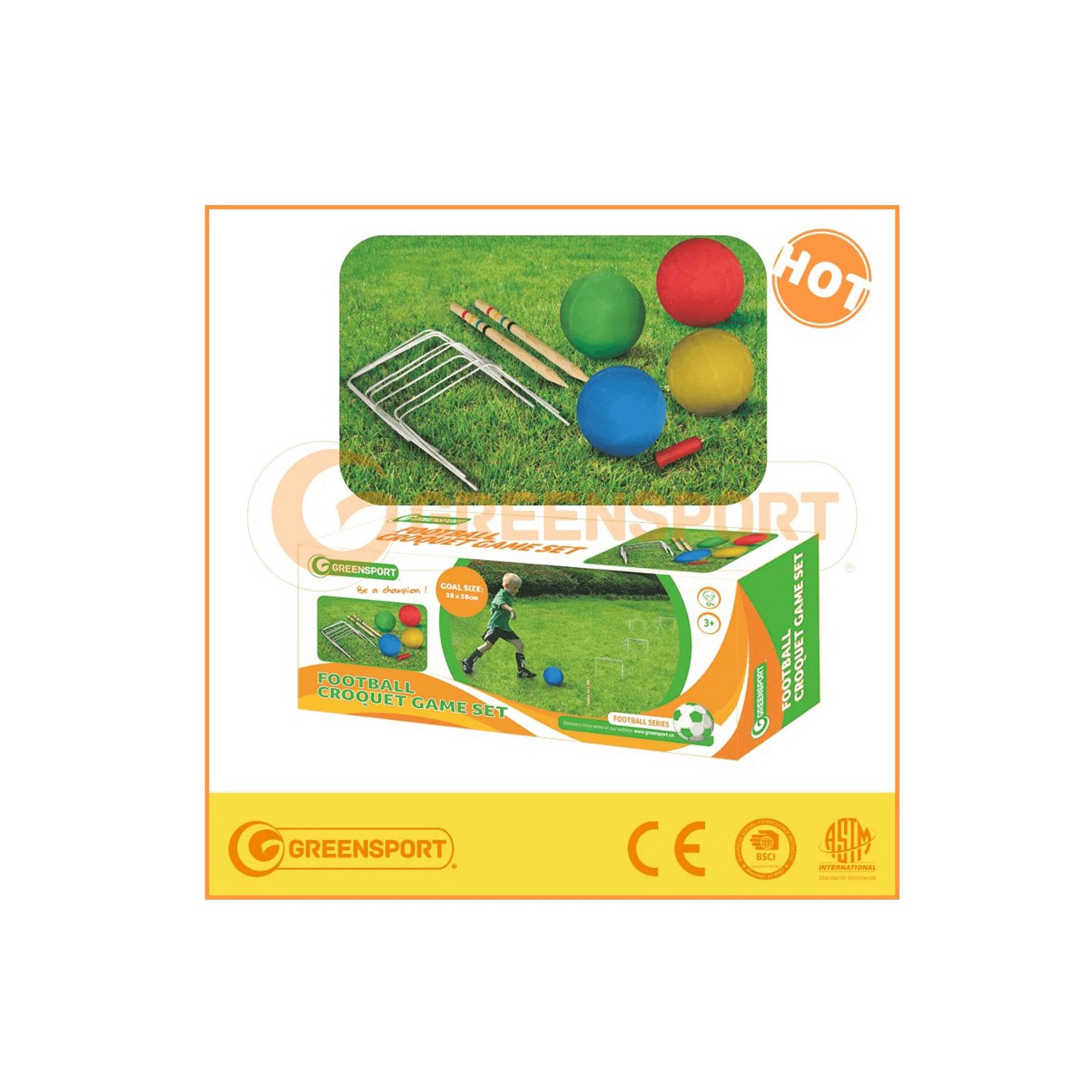 LMNTS Football croquet set - Fritidsleker