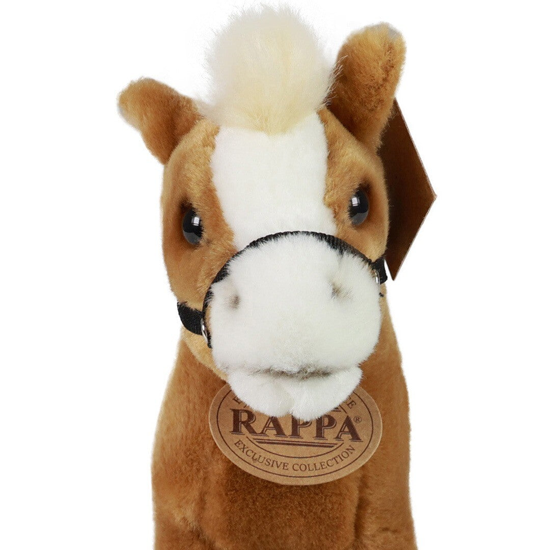 Rappa knuffelpaard staand - 20 cm