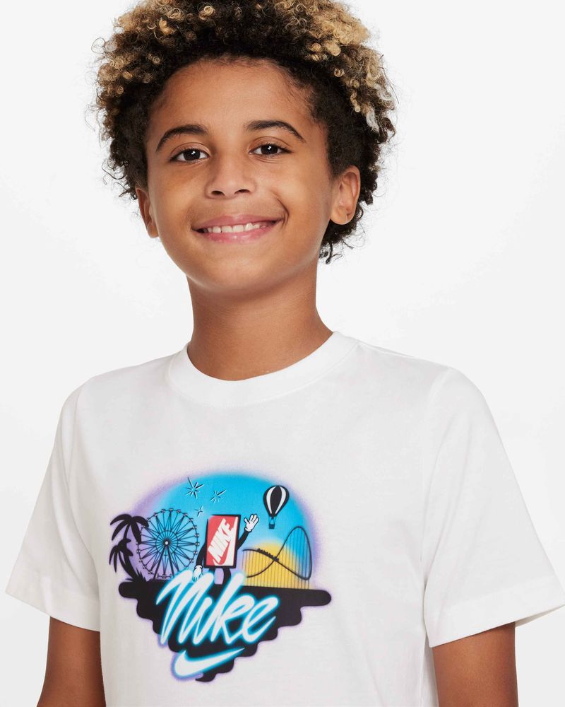 T-shirt Nike Sportswear Blanc pour enfant