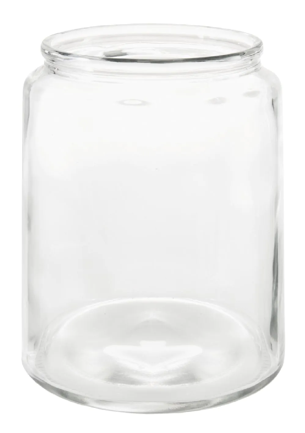 Glas-Windlicht Zylinder dick 19x24 cm