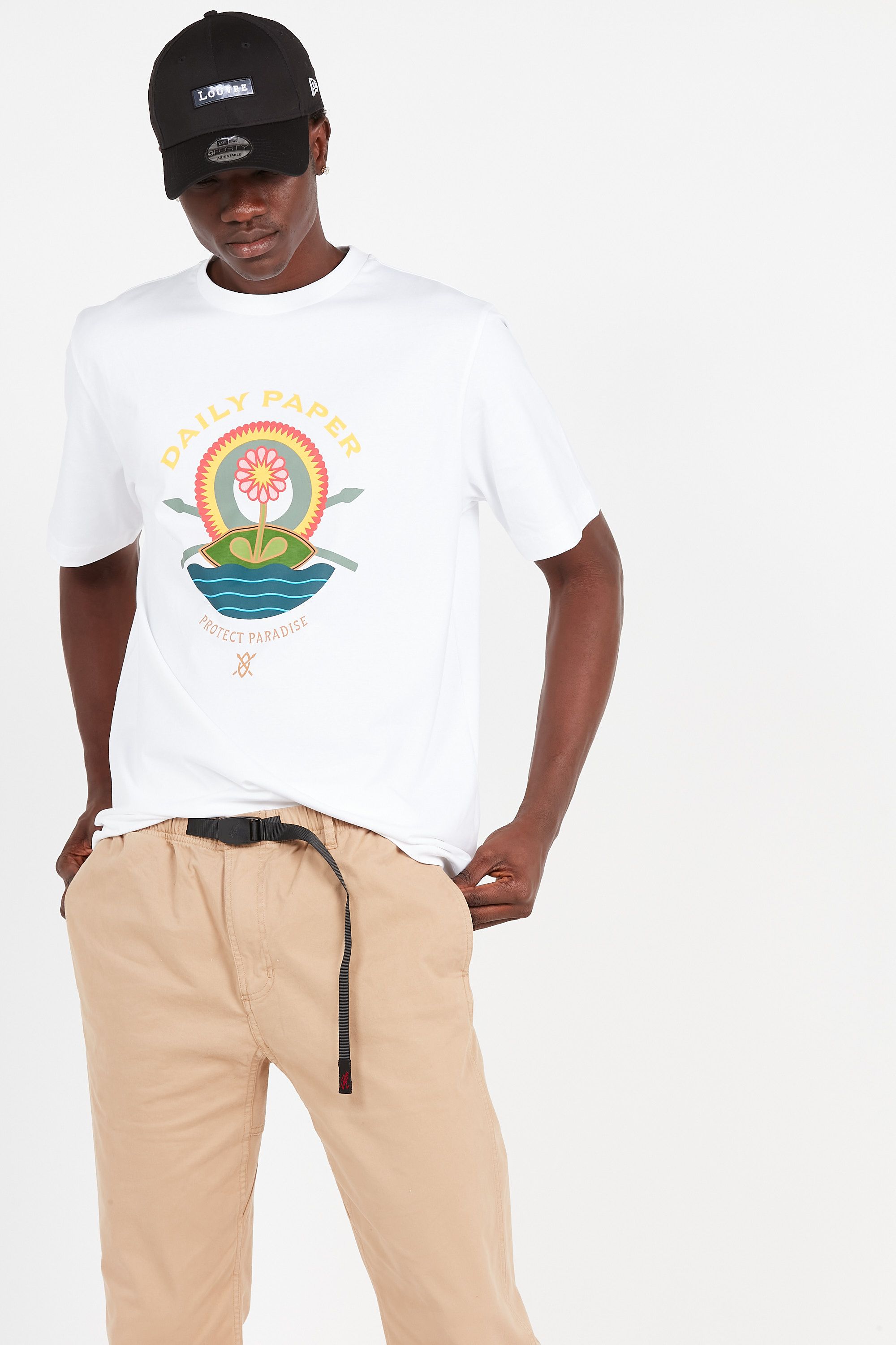 Daily Paper T-shirt  PANIZ Blanc