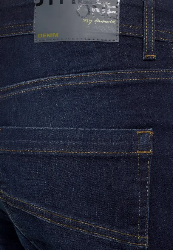 Slim Fit Jeans - indigo blue stone wash