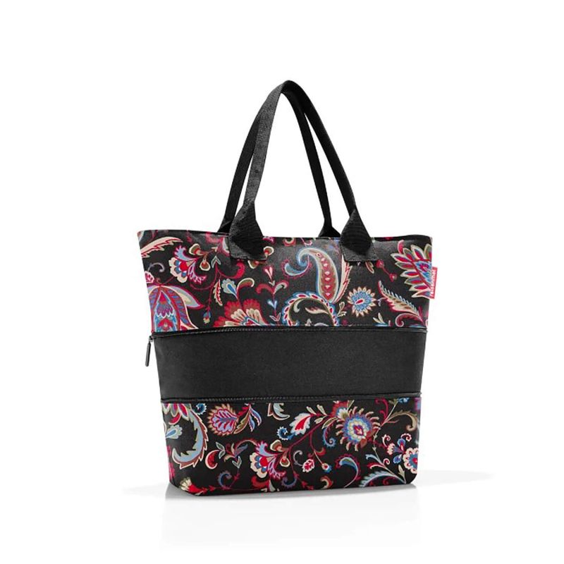 Sac shopping Shopper E1 Extensible 50 cm Paisley Black