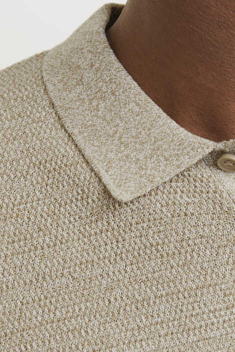 Jack & Jones beige heren polo