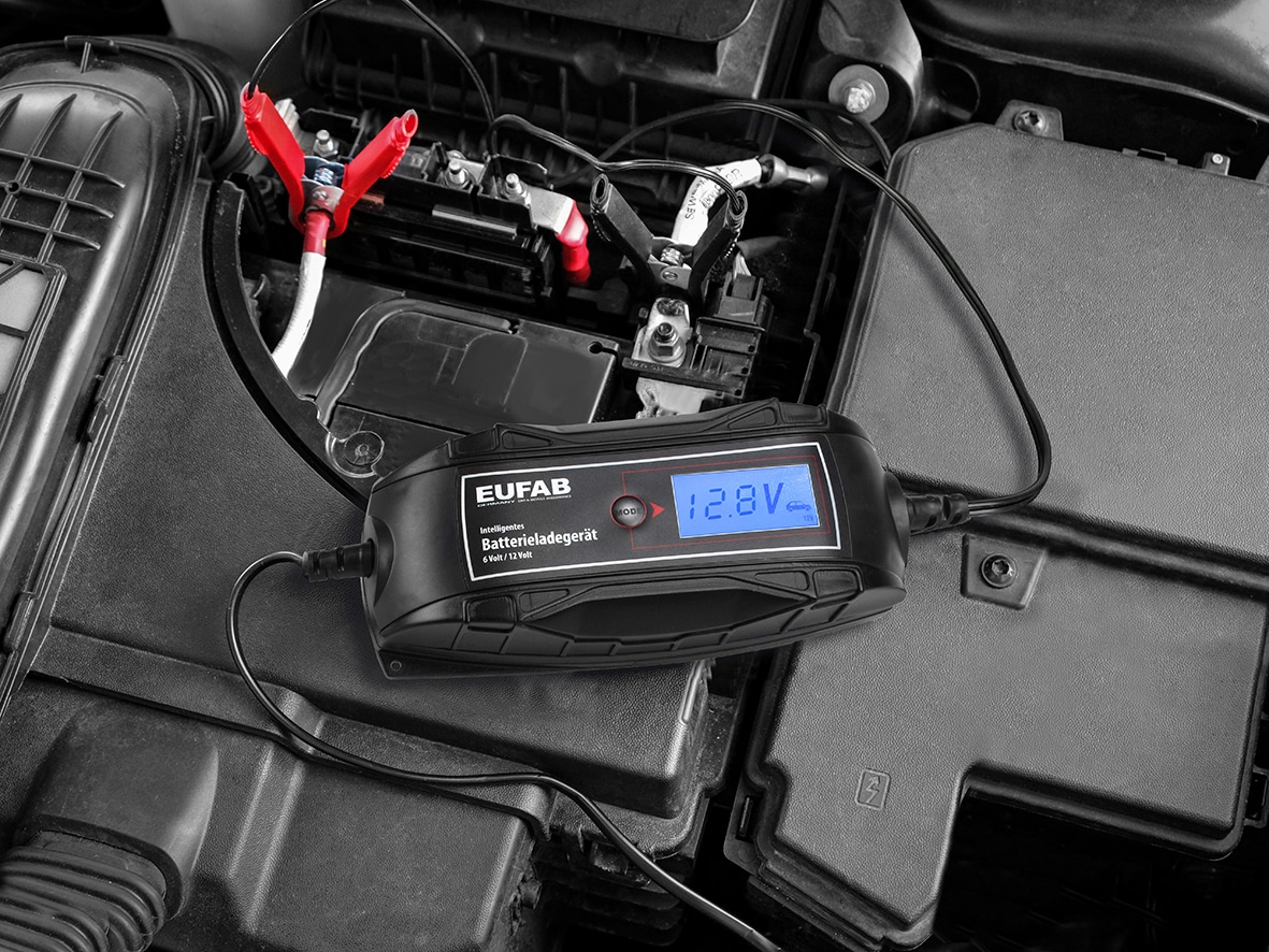 EUFAB Batterie-Ladegerät 4.000 6/12 V
