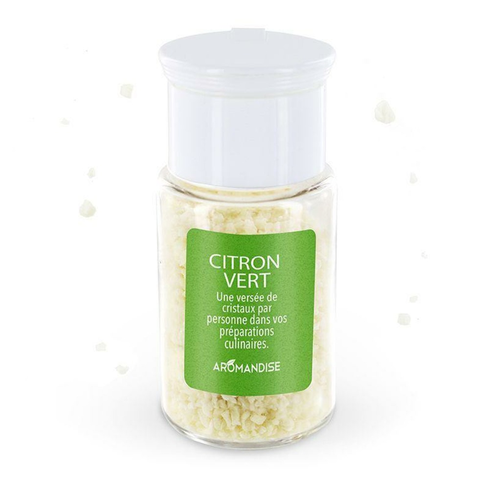 Cristaux d'huiles essentielles - citron vert 10 g