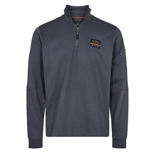 Signal Blair Half Zip Sweatshirt, Ombre Blue, 3XL
