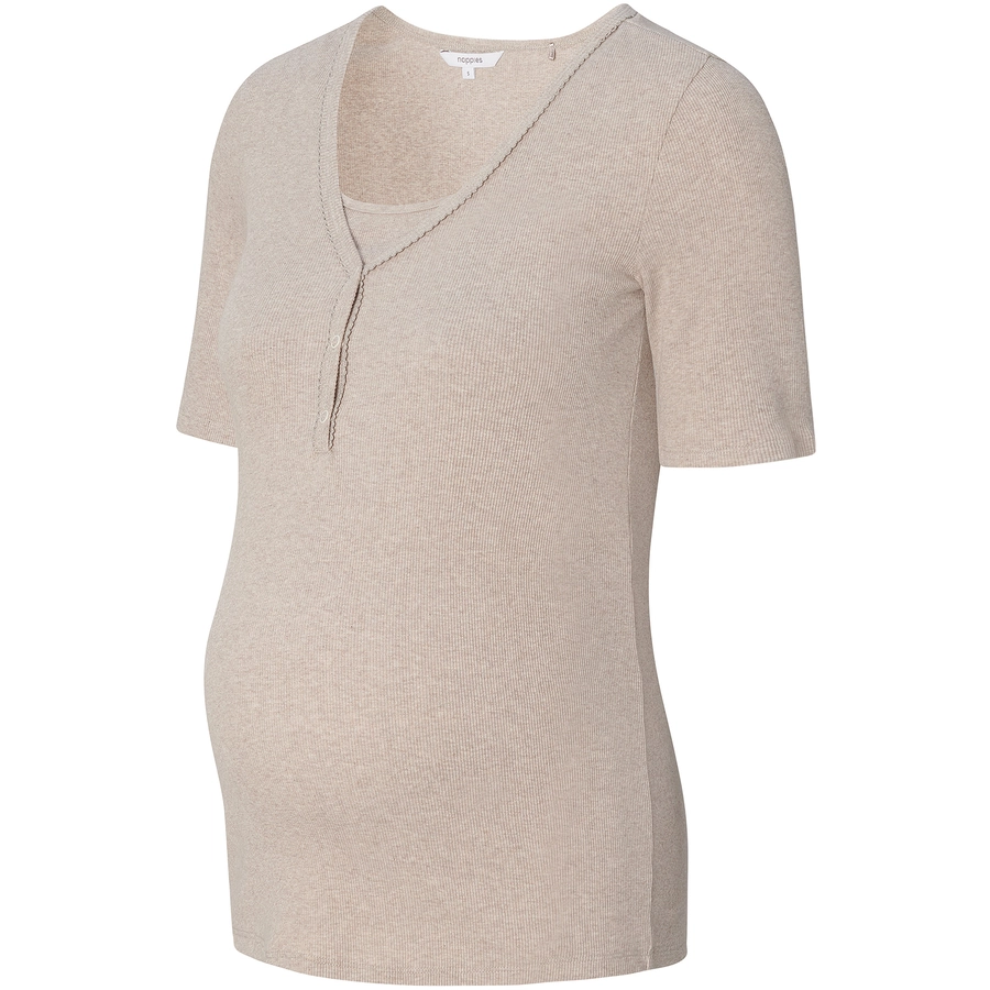 Noppies Still-Schlaftop Renate Taupe Melange
