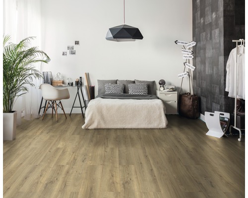 Vinylvloer GREEN VINYL natuur eiken breedplank klikverbinding 1290 x 173 x 3,8 mm