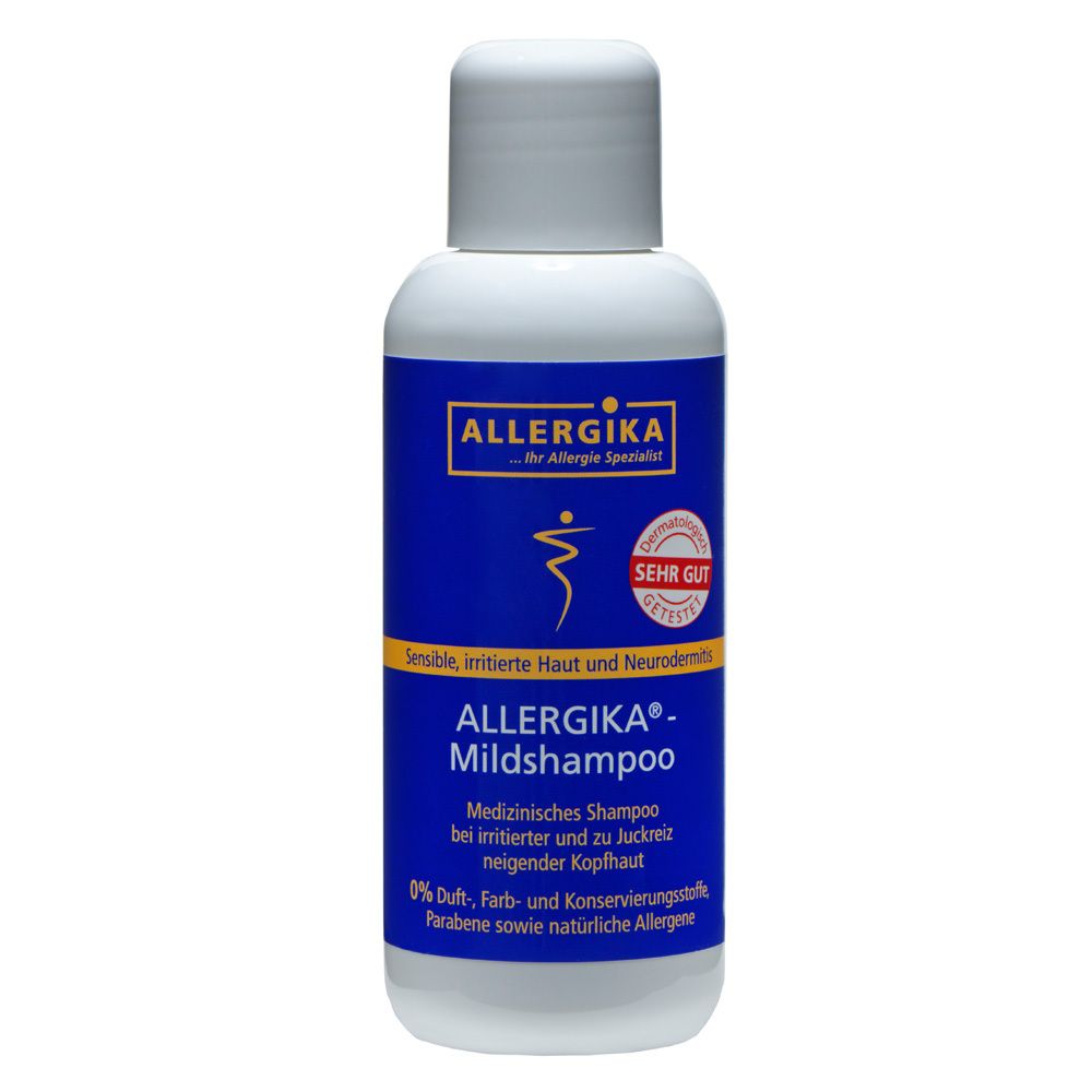 ALLERGIKA® Mildshampoo - Milde tägliche Reinigung bei sensibler, irritierter, zu Juckreiz und Schuppen neigender Kopfhaut und Kopfhautekzemen