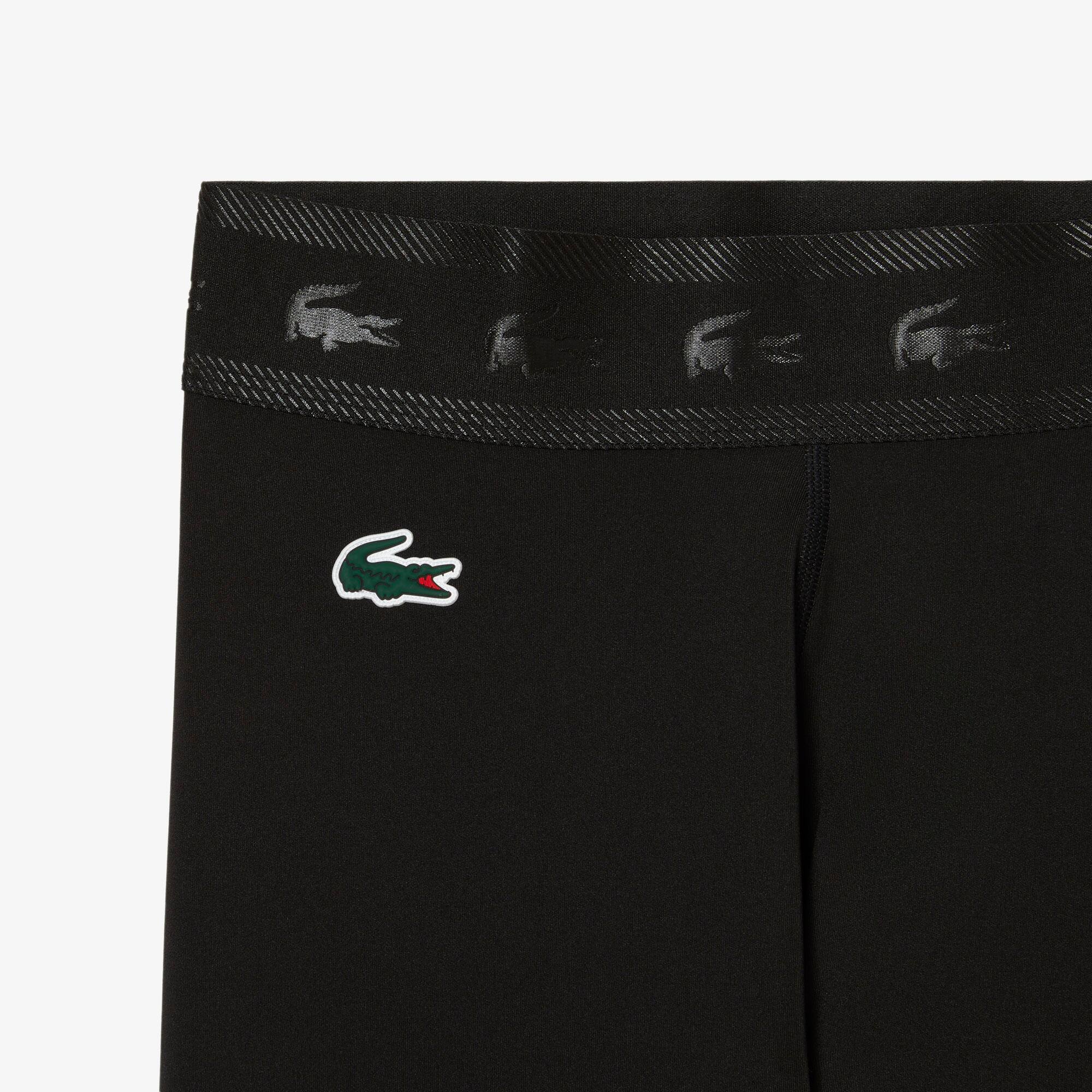 Legging 7/8 femme Lacoste Sport en polyester recyclé Pantalons de survêtement - Noir - Lacoste - Femme