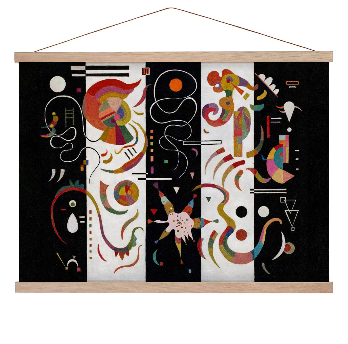 Gestreift von Wassily Kandinsky