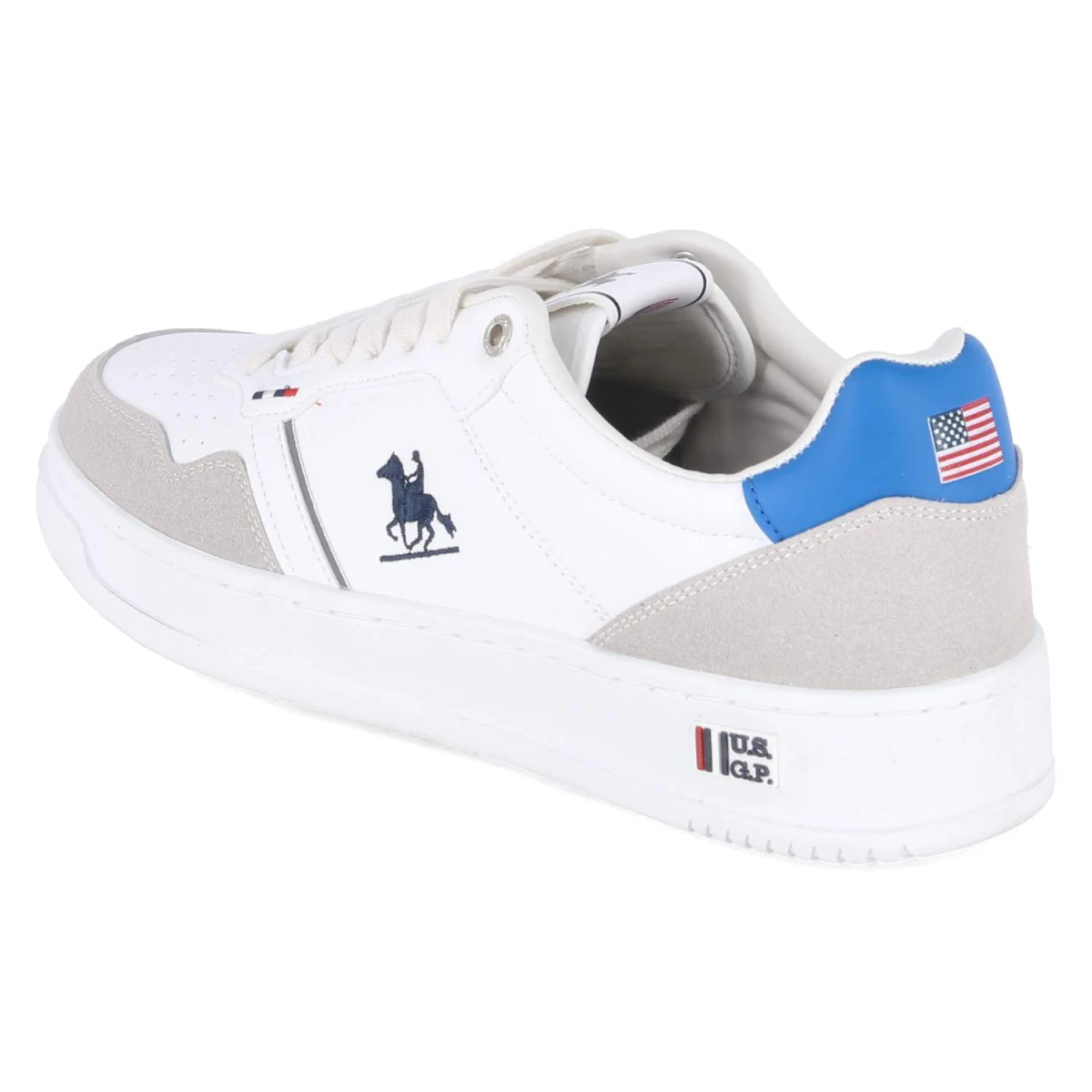U.S. Grand PoloSneaker GINNICA - White/Light Blue