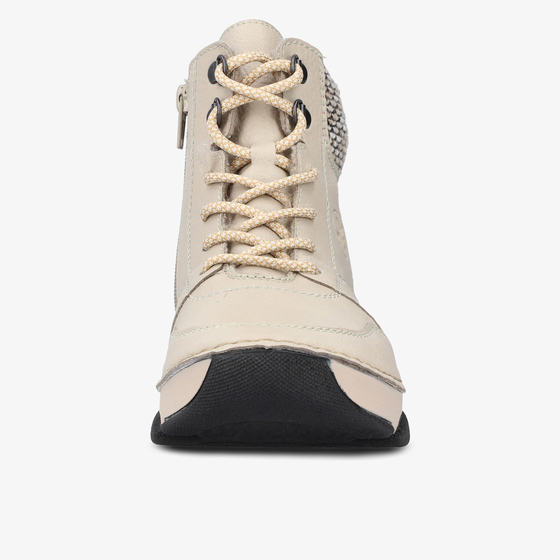 rieker Damen Schnürstiefeletten weiß