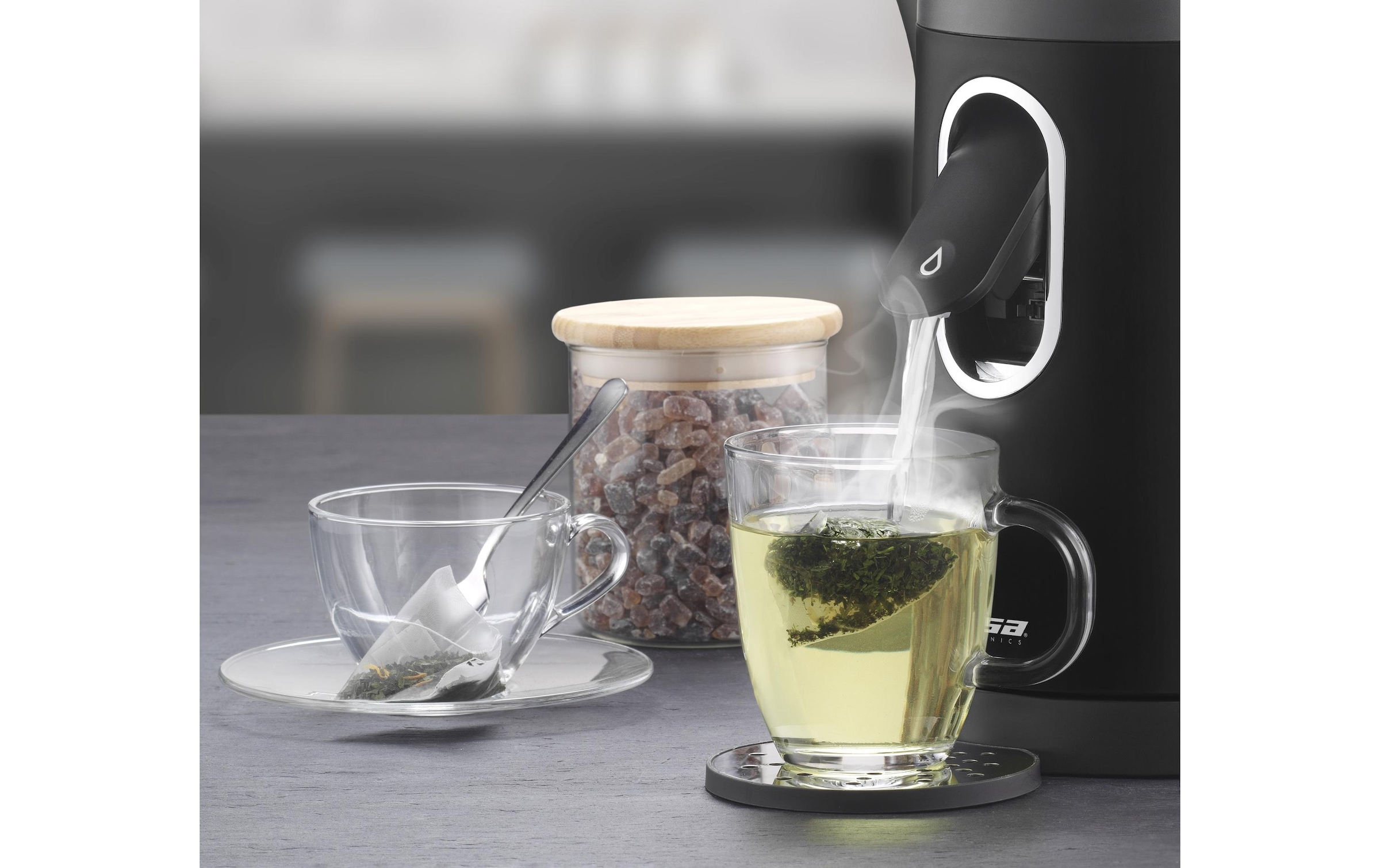 Trisa Wasserkocher »2 in 1 Perfect Cup« 1,5 l 2400 W