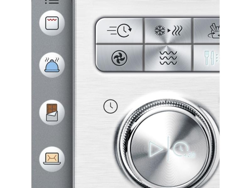 Sage Mikrowelle Combi Wave 3 in 1 Silber Mikrowelle mit Heissluft Frittieren Funktion und Umluftofen Funktion
