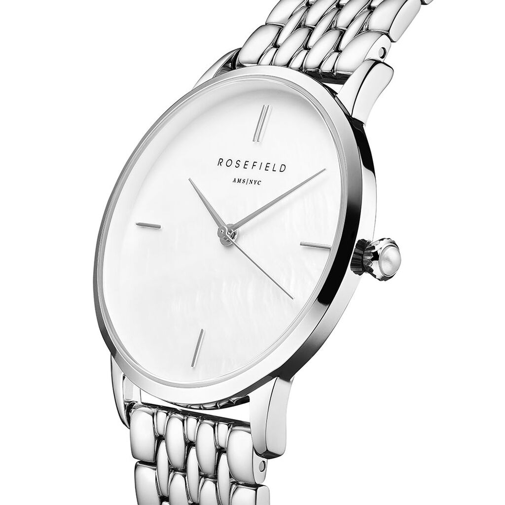 Montre Rosefield Pearl Edit Blanc