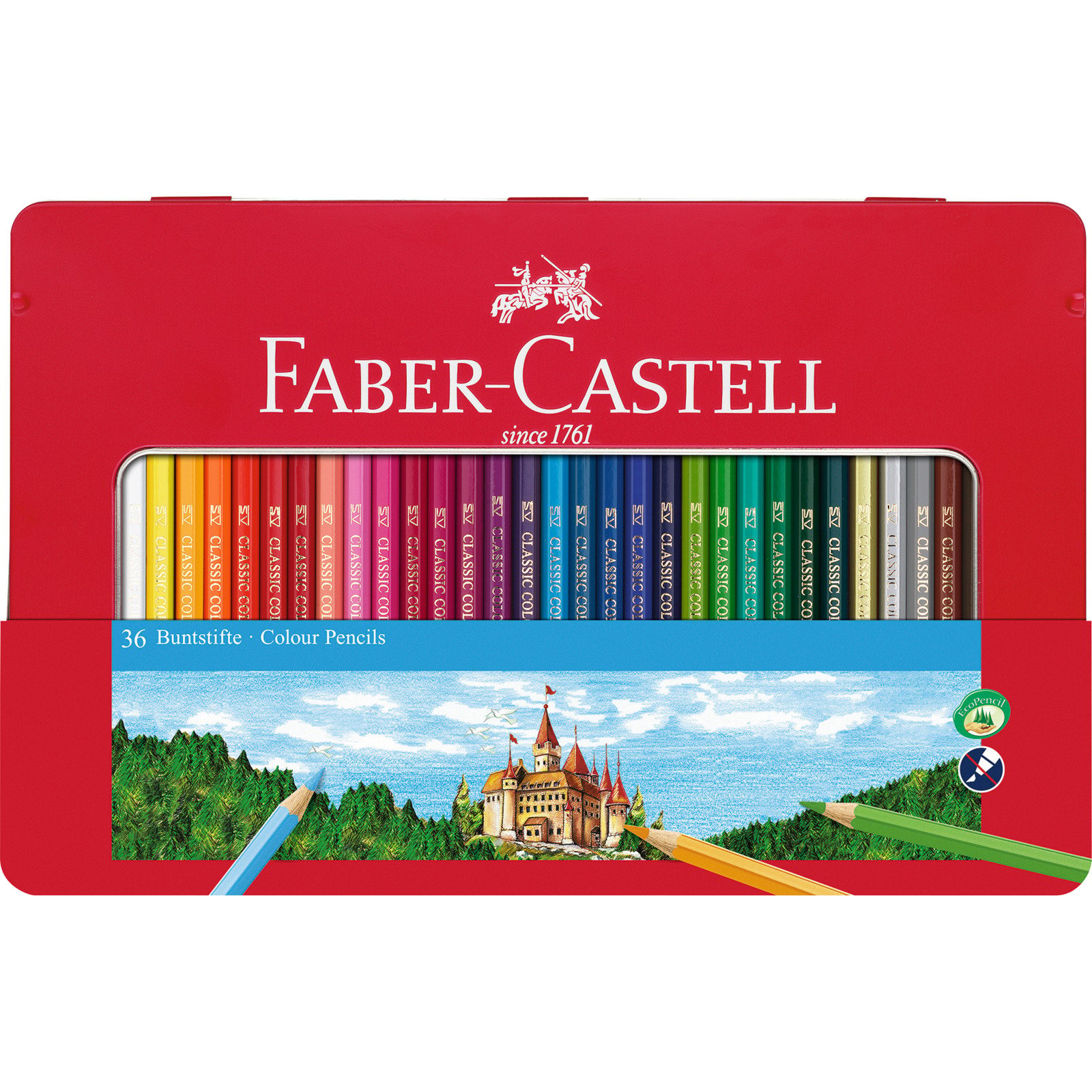 Faber-Castell Classic Farbstifte, 36 Stück