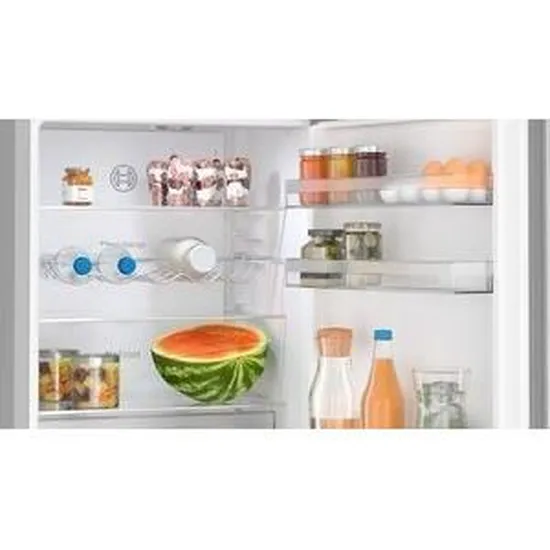 Bosch KGN36VLDT Série 4 Réfrigérateur combiné pose-libre - 321 L - 186 x 60 (H x L) - Inox