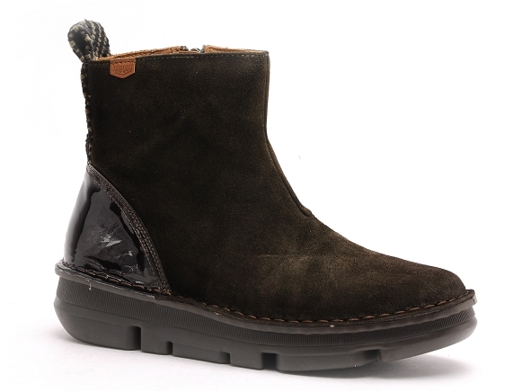 Onfoot boots bottine plates femme touch 29713 kaki