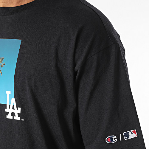 Tee Shirt 218924 Los Angeles Dodgers Noir