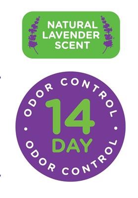 ÜBER - Blødt Papirstrøelse 56 L mild duft af lavendel