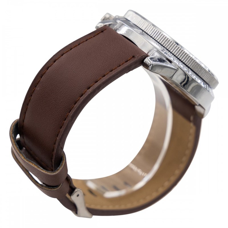 Montre Homme CHTIME bracelet Cuir Marron