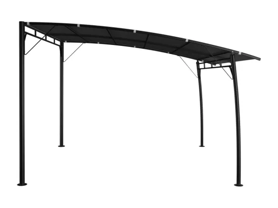 Auvent pare-soleil de jardin 3x3x2,55 m Anthracite