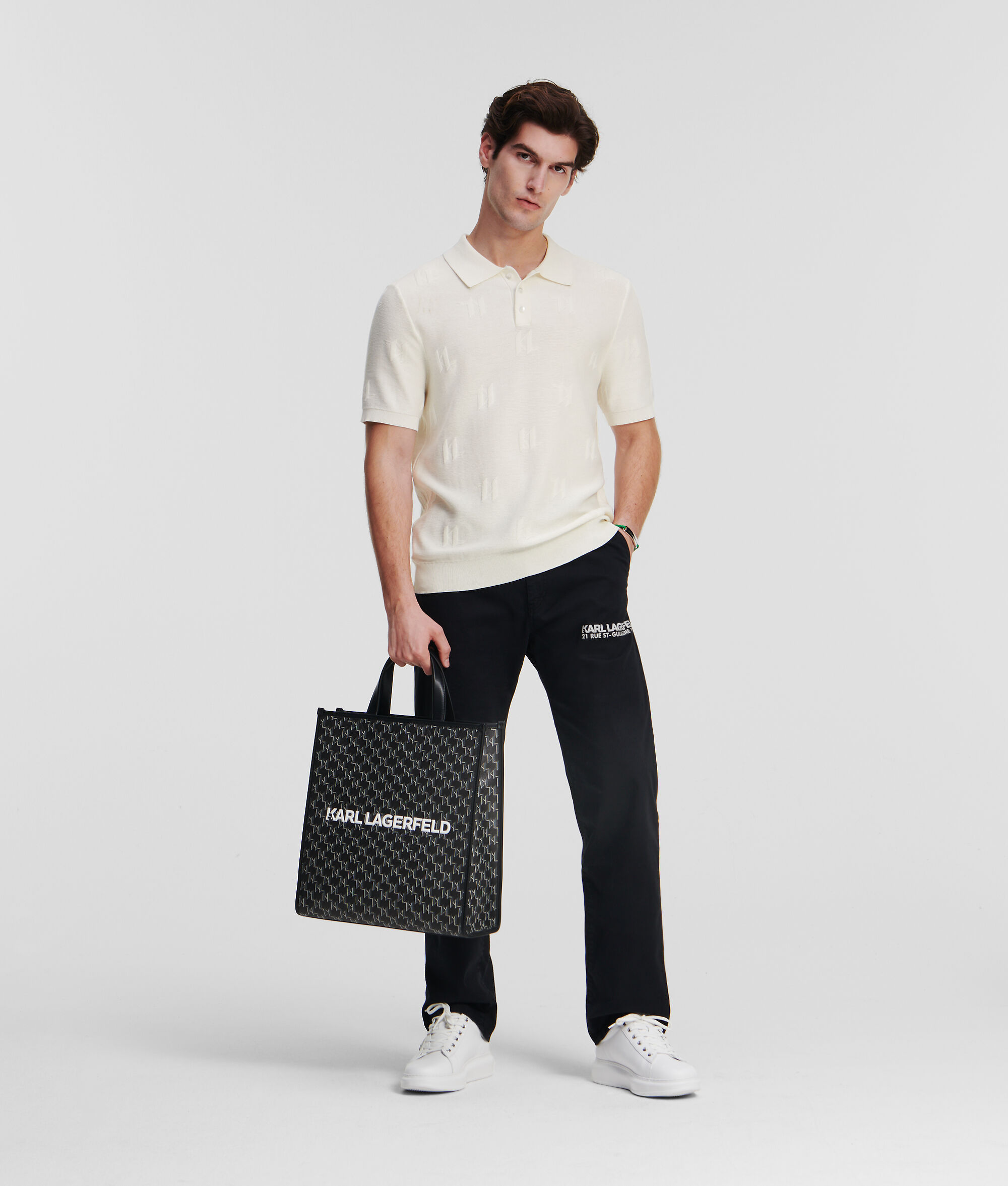 POLO TRICOTÉ KL MONOGRAM