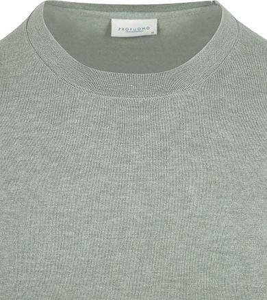 Profuomo Pullover Luxury Basic Groen PPWJ10001E-Z kopen