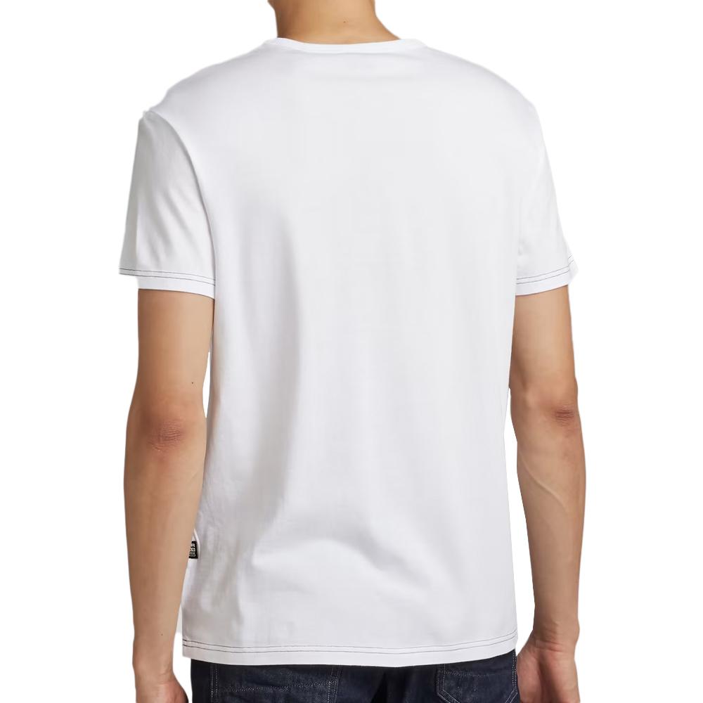 T-shirt Blanc Homme G-Star Raw Bandana D23158
