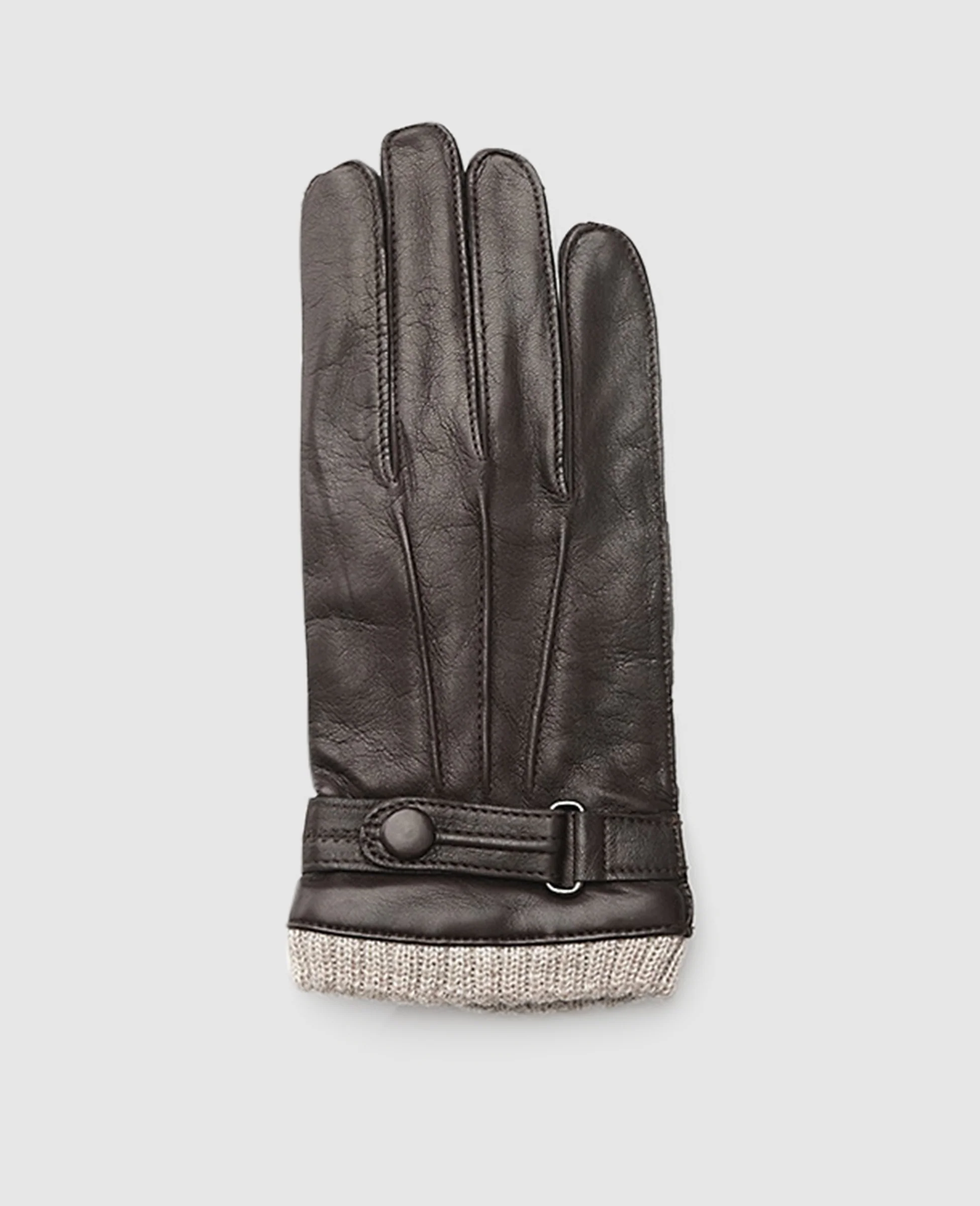 Lederhandschuhe mit Bund