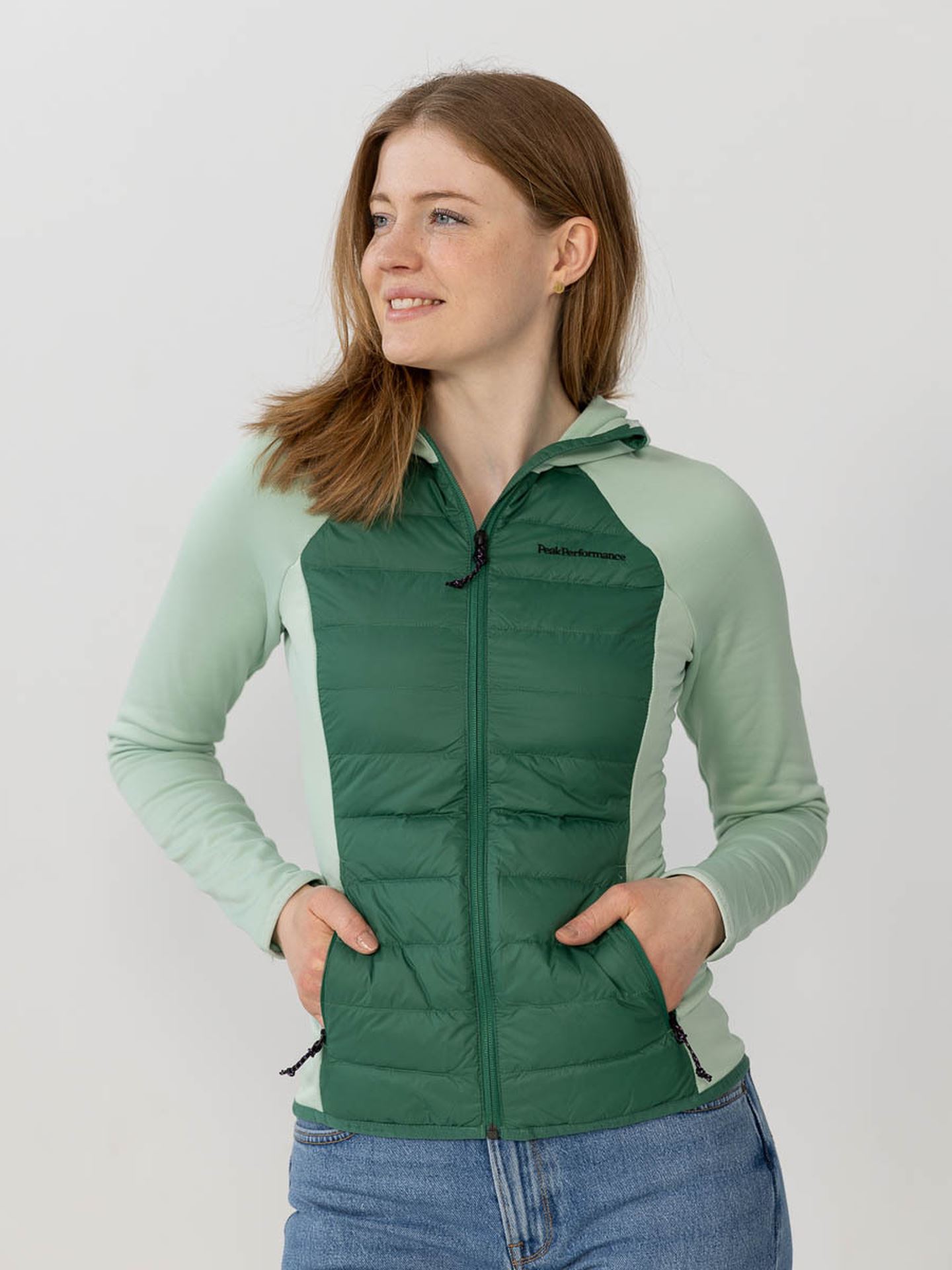 Down Hybrid Hood Jacket
