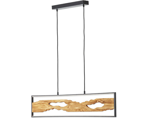 LED hanglamp 20 W 2300 lm HxB 150x8,5 cm zwart
