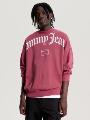 Moletom Relaxed Fit com Logo