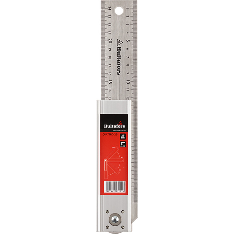 Hultafors instelbare winkelhaak QUA Quattro 25 250mm