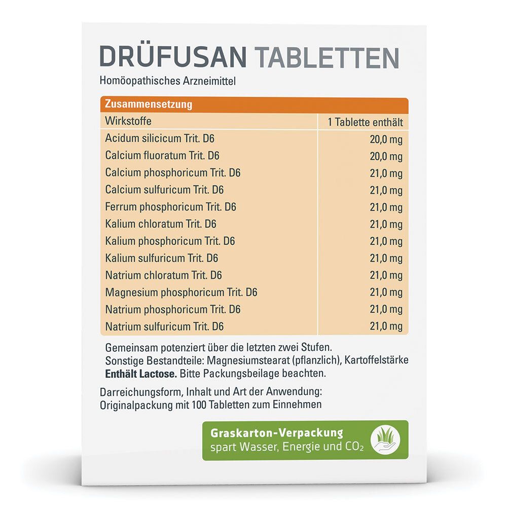 SYXYL DRÜFUSAN Tabletten alle 12 Schüßler-Salze in einer Tablette.