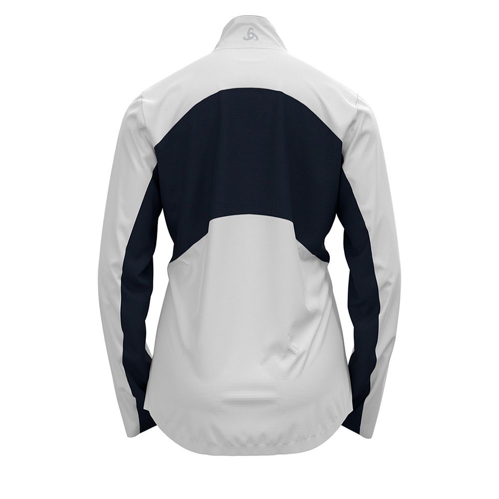 Odlo MARKENES - Veste Femme white/dark sapphire