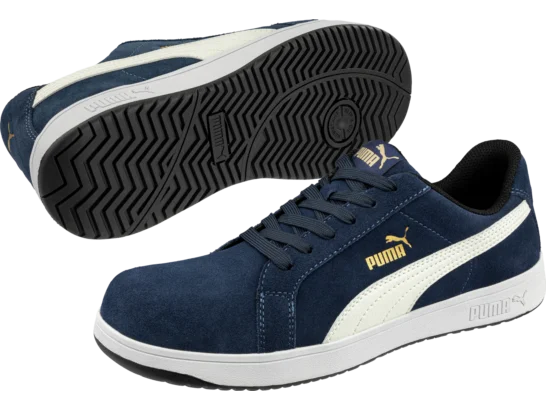 Chaussures de sécurité Iconic Suede S1PL Puma marines