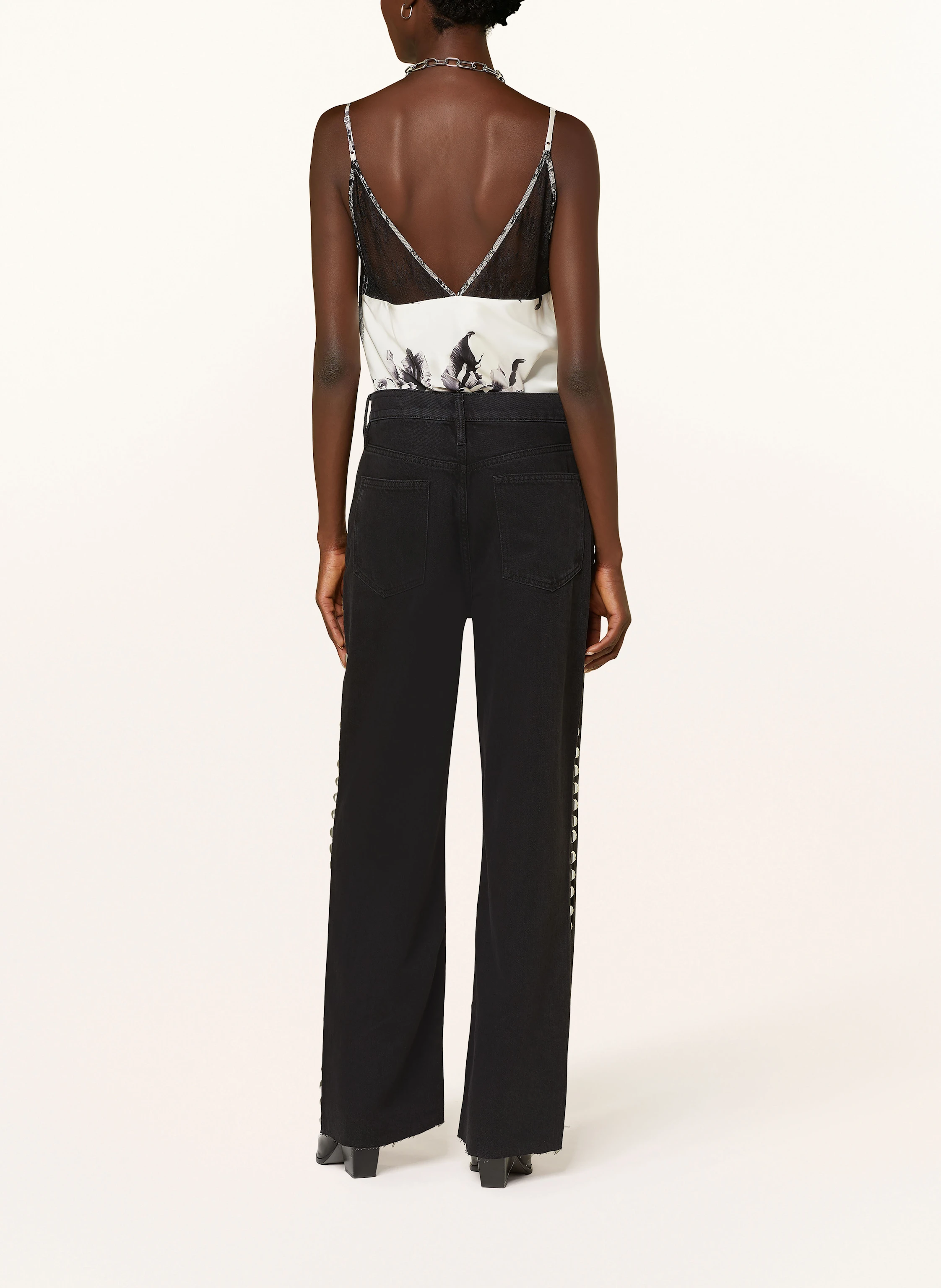 ALLSAINTS Straight Jeans BLAKE mit Nieten