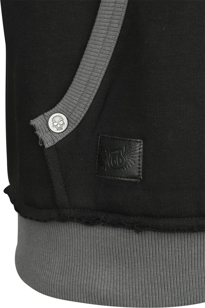 Rock Rebel X Route 66 - Hoody Jacket | Rock Rebel by EMP Sweat-shirt zippé à capuche