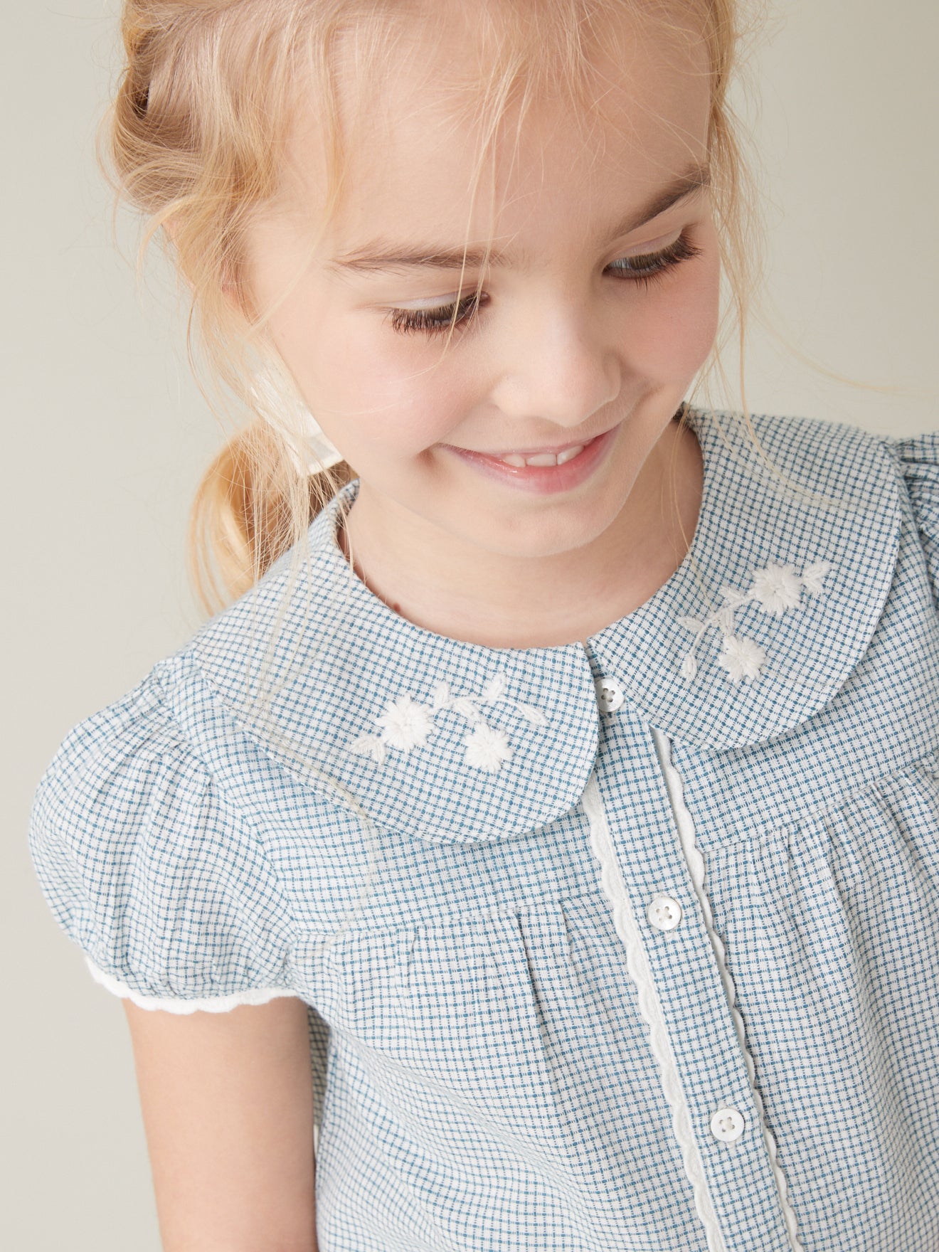 Blouse Fille brodée