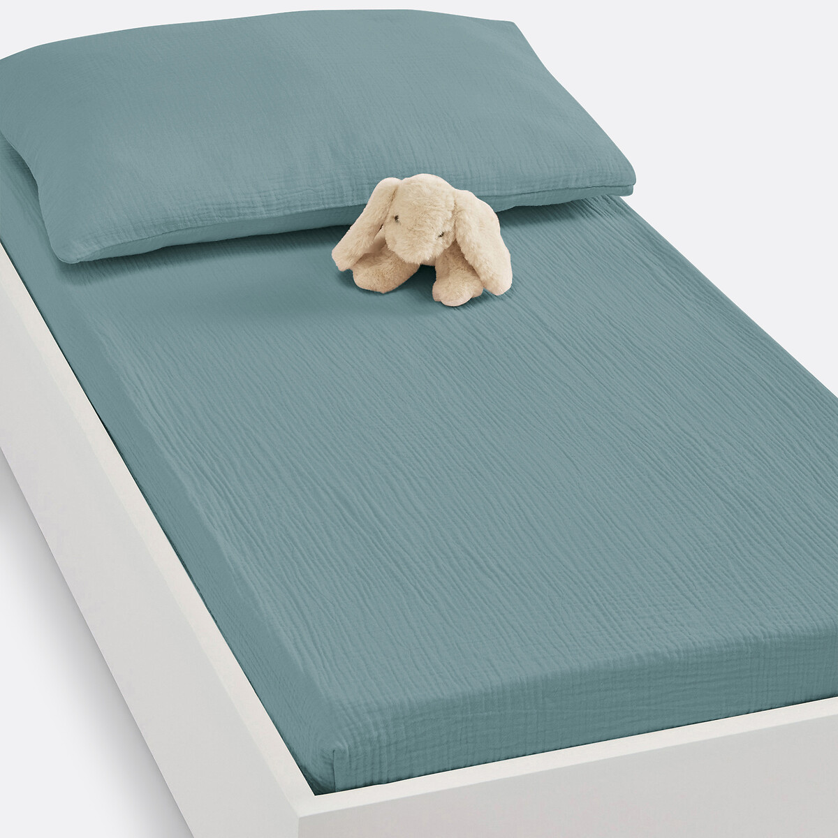 LA REDOUTE INTERIEURS<br>Lençol de berço com elástico, liso, Kumla