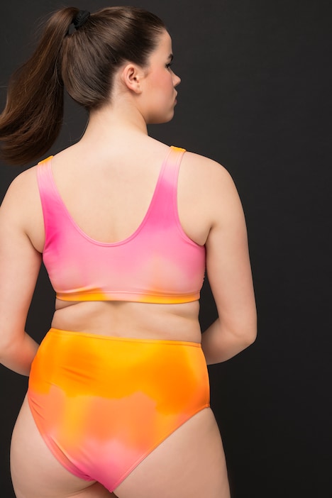 Bikini-Top, herausnehmbare Softcups, Farbverlauf