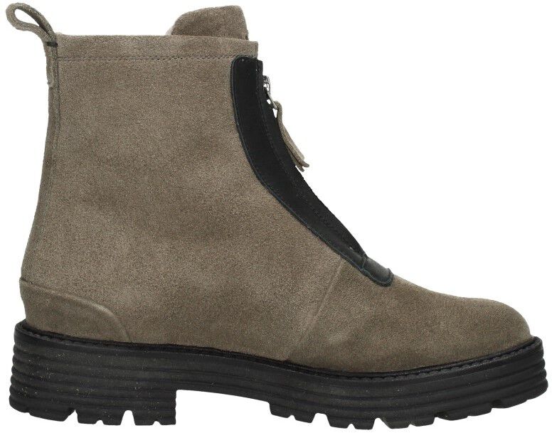 Aqa Enkellaarsjes Plat taupe