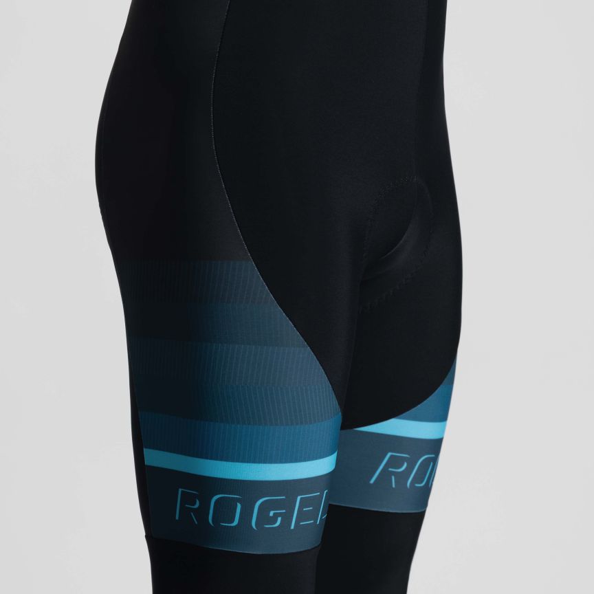 Rogelli Hero II Bibtights, Sort/blå